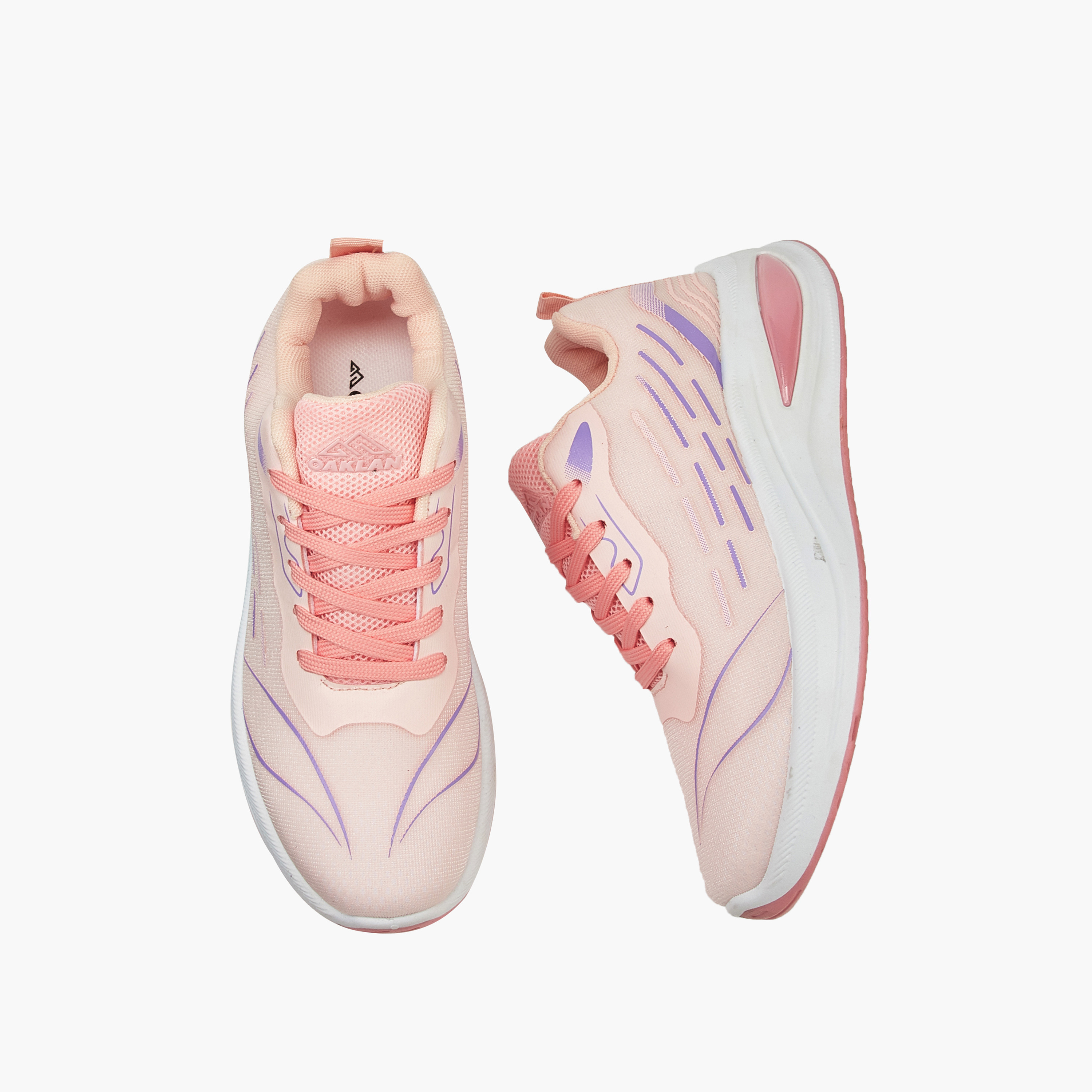 Oaklan by Shoexpress Lace-Up Sports Shoes with Pull Tab-sports-women-shoes-image-1