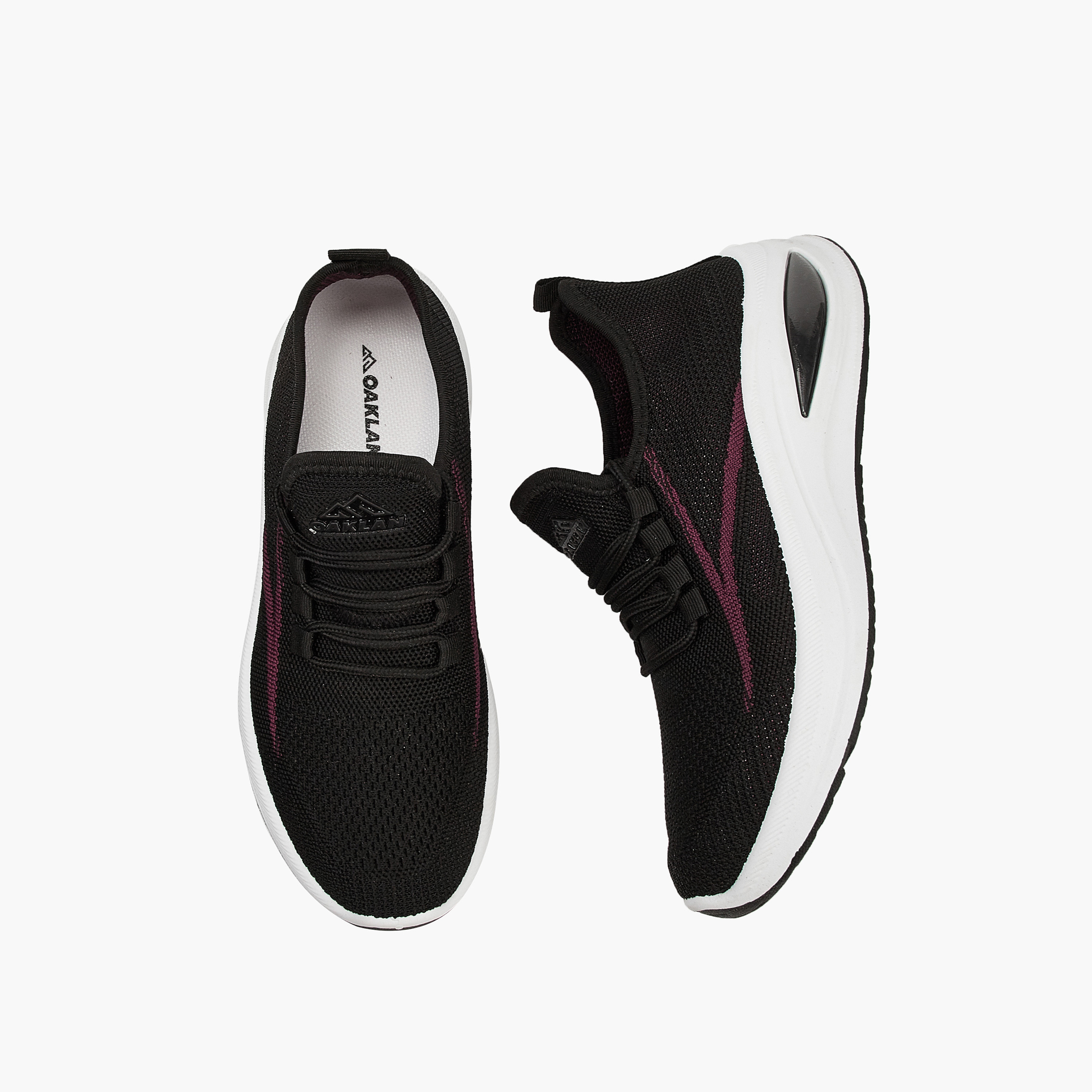Oaklan by Shoexpress Pull Tab Lace-Up Sports Shoes-women-shoes-sneakers-image-1