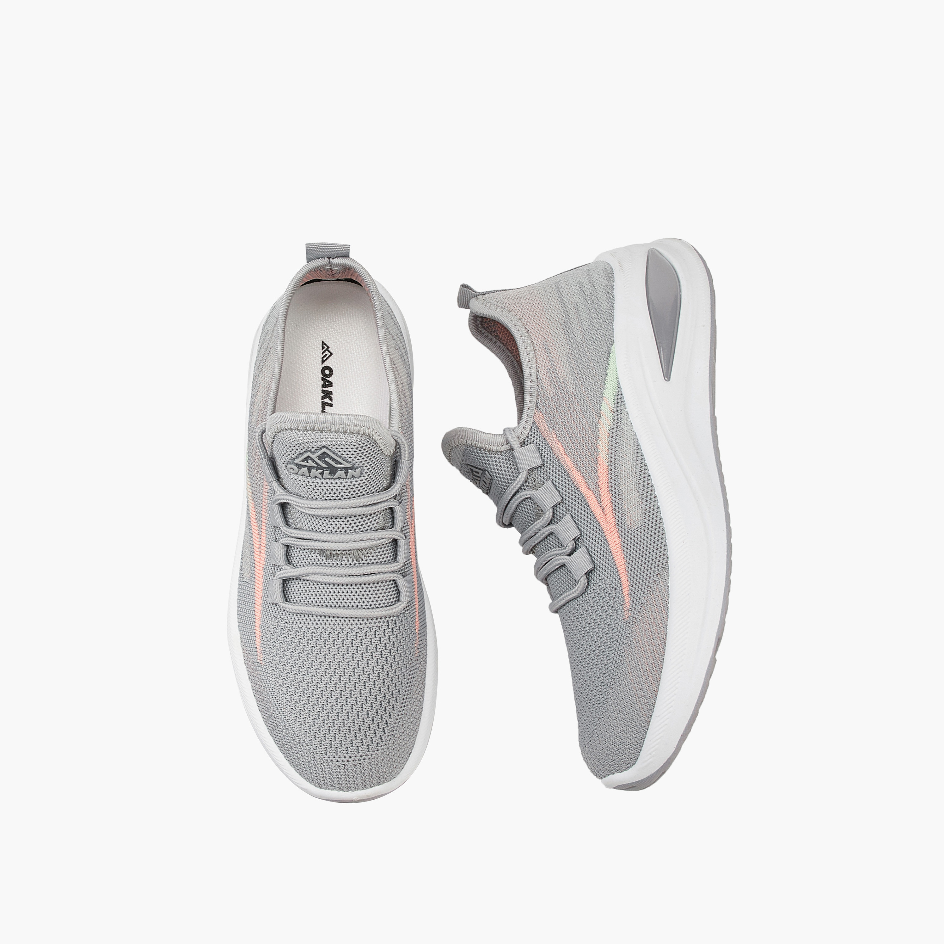 Oaklan by Shoexpress Pull Tab Lace-Up Sports Shoes-sports-women-shoes-image-1