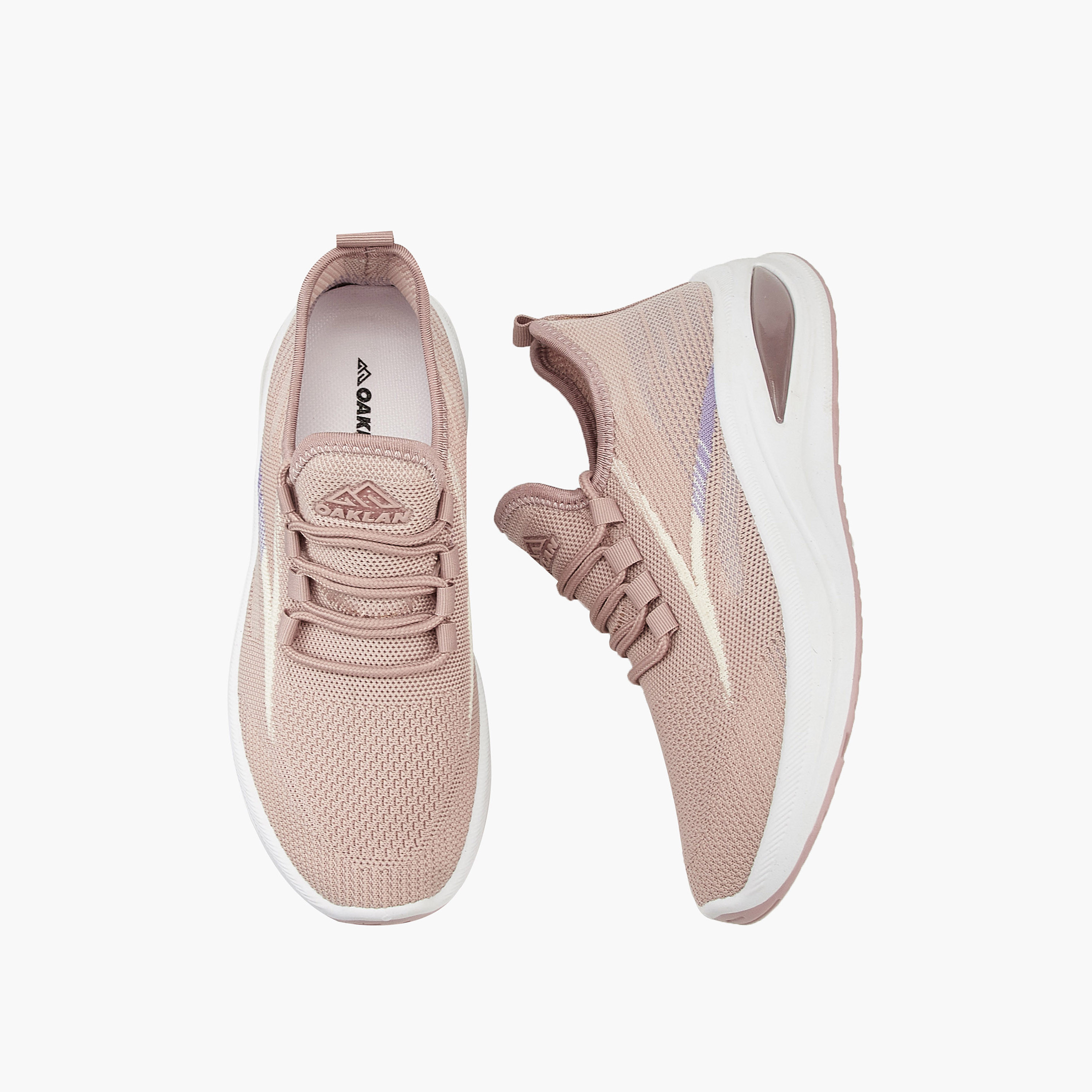 Oaklan by Shoexpress Pull Tab Lace-Up Sports Shoes-sports-women-shoes-image-1