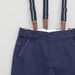 Juniors Solid Pants with Pocket Detail and Suspenders-Pants-thumbnail-1