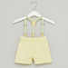 Juniors Solid Shorts with Pocket Detail and Suspenders-Shorts-thumbnail-3