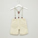 Juniors Textured Shorts with Pocket Detail and Suspenders-Shorts-thumbnail-2