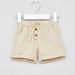 Giggles Solid Shorts with Drawstring and Pocket Detail-Shorts-thumbnail-0