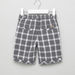 Giggles Checked Shorts with Pocket Detail and Folded Hem-Shorts-thumbnail-2
