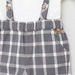 Giggles Solid Bodysuit and Checked Suspender Shorts Set-Clothes Sets-thumbnail-3
