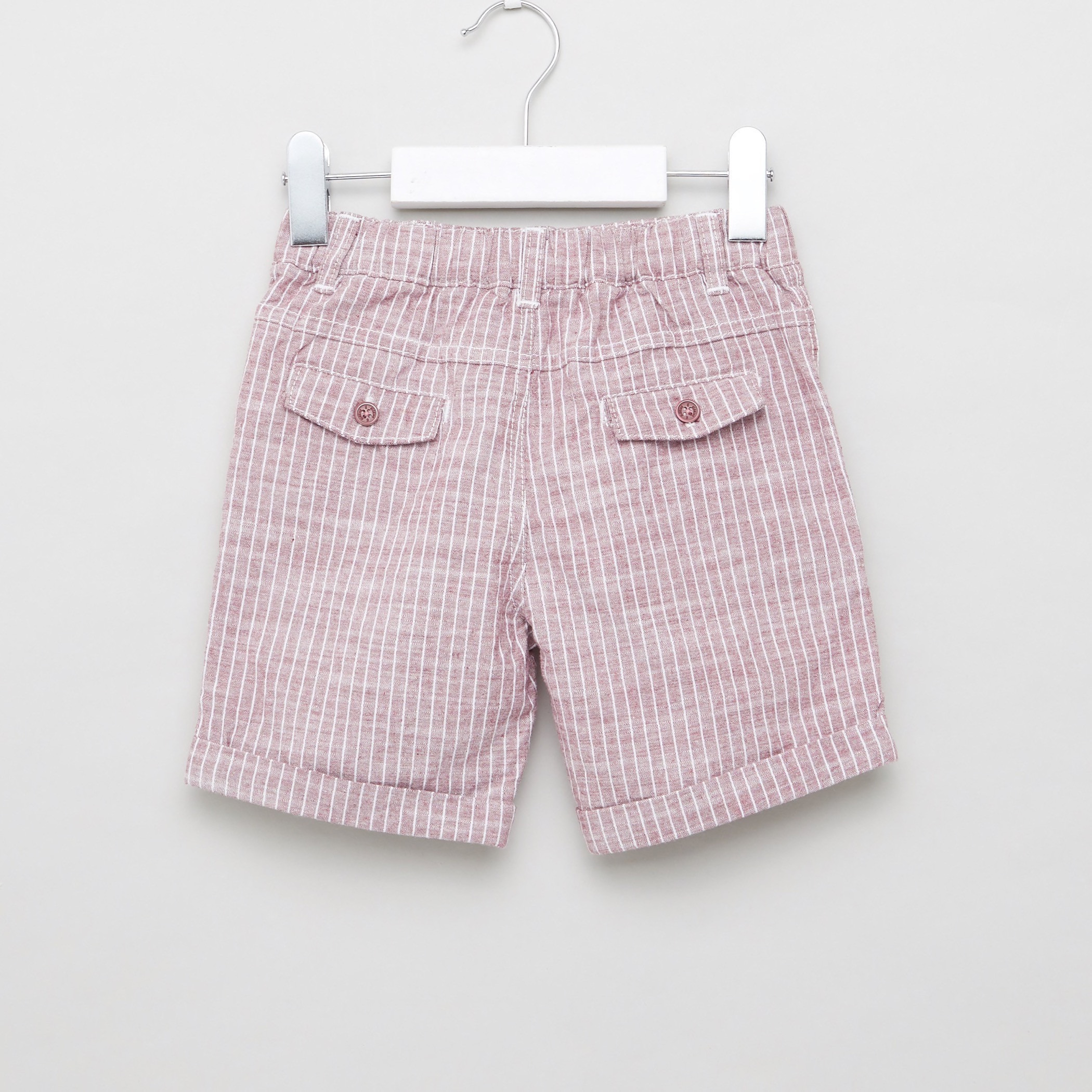 Giggles Embroidered Shirt and Striped Shorts Set-baby-boys-clothing-setsandcoords-image-7