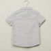 Juniors Solid Shirt with Short Sleeves and Pocket Detail-T Shirts-thumbnail-2