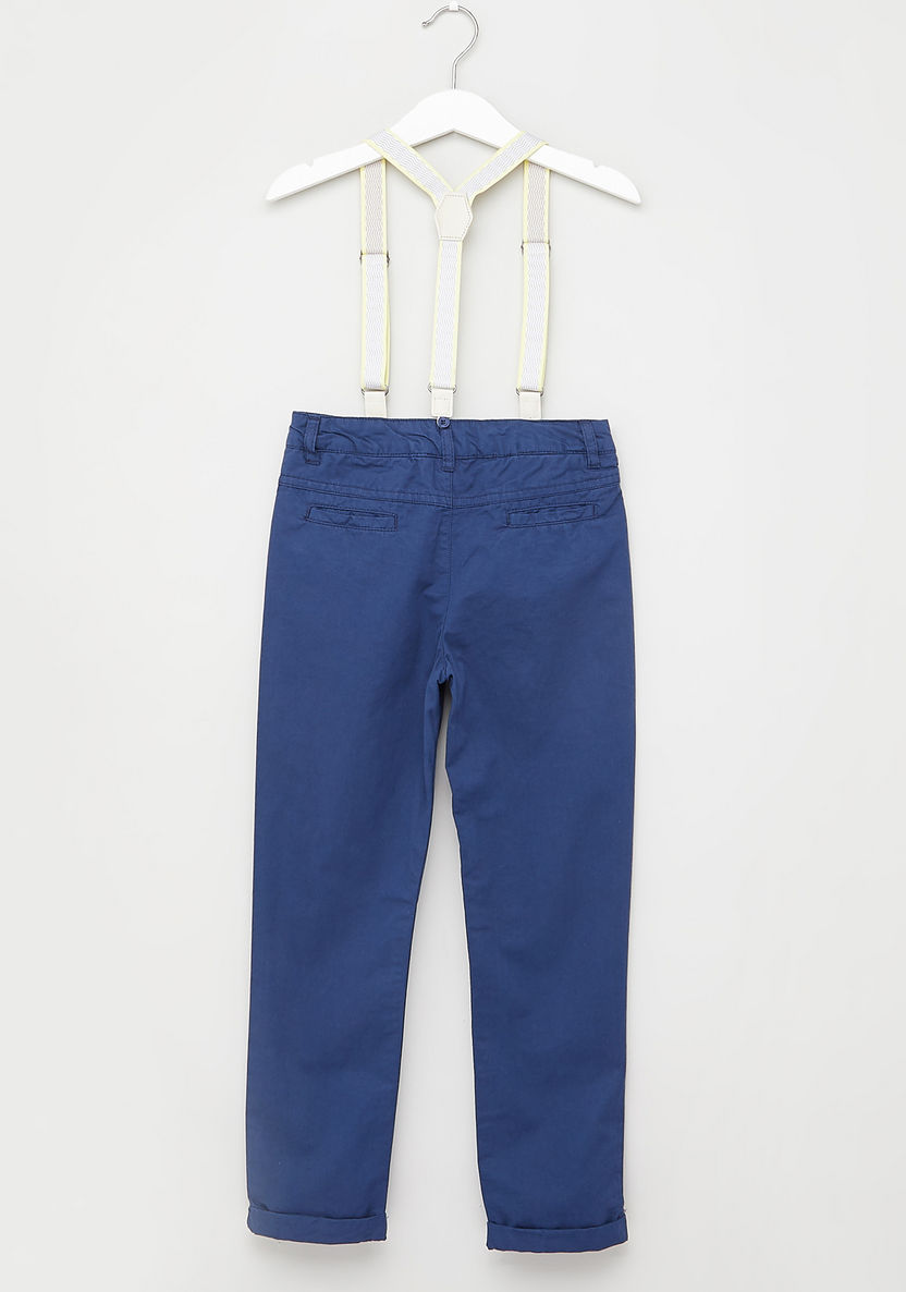 Juniors Pocket Detail Pants with Suspenders-Pants-image-2
