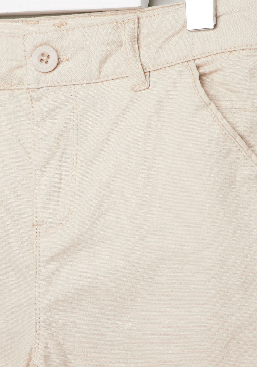 Juniors Textured Pants with Pocket Detail and Belt Loops-Pants-image-1