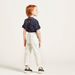 Juniors Solid Pants with Pocket Detail and Suspenders-Pants-thumbnail-3