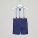 Juniors Solid Shorts with Pocket Detail and Suspenders-Shorts-thumbnail-3