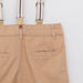 Juniors Textured Shorts with Suspenders and Belt Loops-Shorts-thumbnail-3