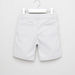 Juniors Solid Shorts with Belt Loops and Pocket Detail-Shorts-thumbnail-2