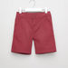 Juniors Solid Shorts with Belt Loops and Pocket Detail-Shorts-thumbnail-0