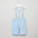 Juniors Solid Shorts with Pocket Detail and Suspenders-Shorts-thumbnail-0