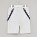 Juniors Printed Polo T-shirt with Solid Pocket Detail Shorts-Clothes Sets-thumbnail-4