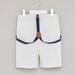 Juniors Printed Polo T-shirt with Solid Pocket Detail Shorts-Clothes Sets-thumbnail-5