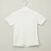 Eligo Solid T-shirt with Henley Neck and Short Sleeves-T Shirts-thumbnail-2