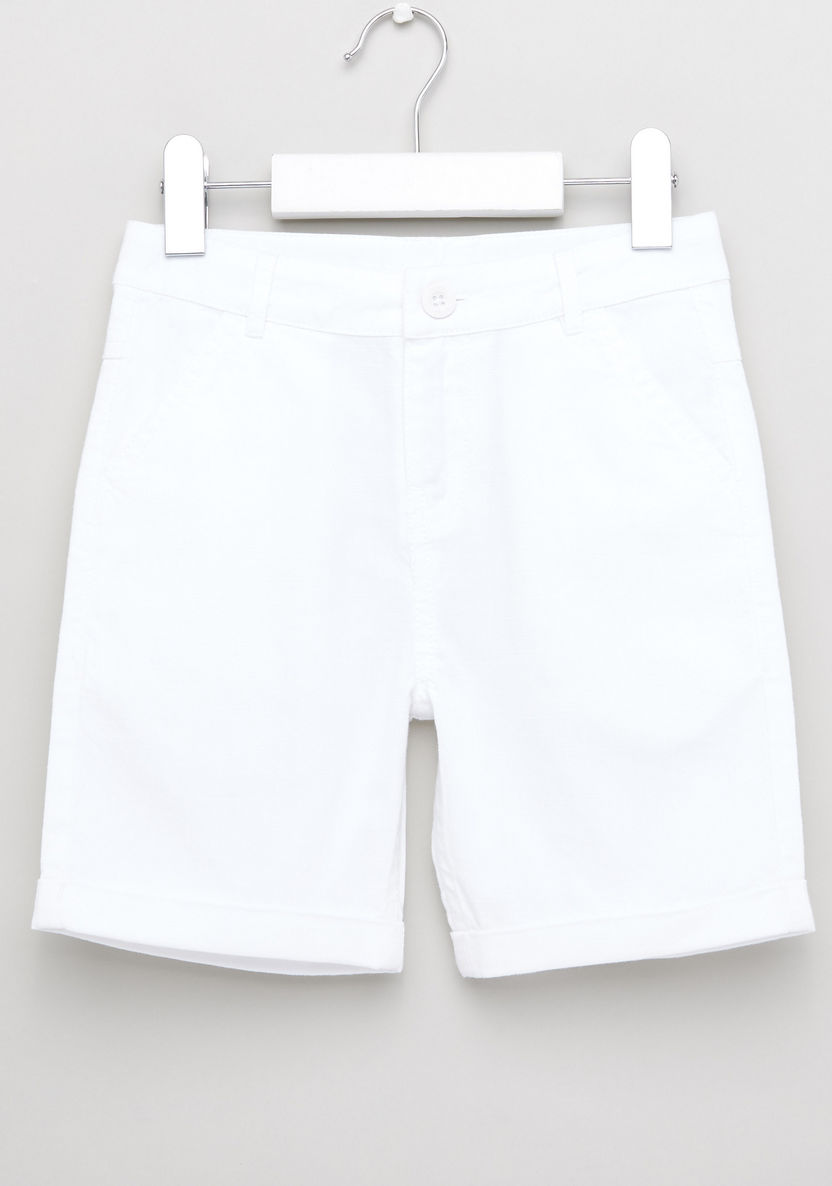 Eligo Striped Short Sleeves Shirt with Shorts-Clothes Sets-image-4