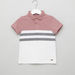 Eligo Striped Polo T-shirt with Pocket Detail Shorts-Clothes Sets-thumbnail-1