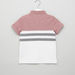 Eligo Striped Polo T-shirt with Pocket Detail Shorts-Clothes Sets-thumbnail-3