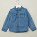 Lee Cooper Denim Shirt with Spread Collar and Long Sleeves-Shirts-thumbnail-0