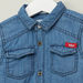Lee Cooper Denim Shirt with Spread Collar and Long Sleeves-Shirts-thumbnail-1