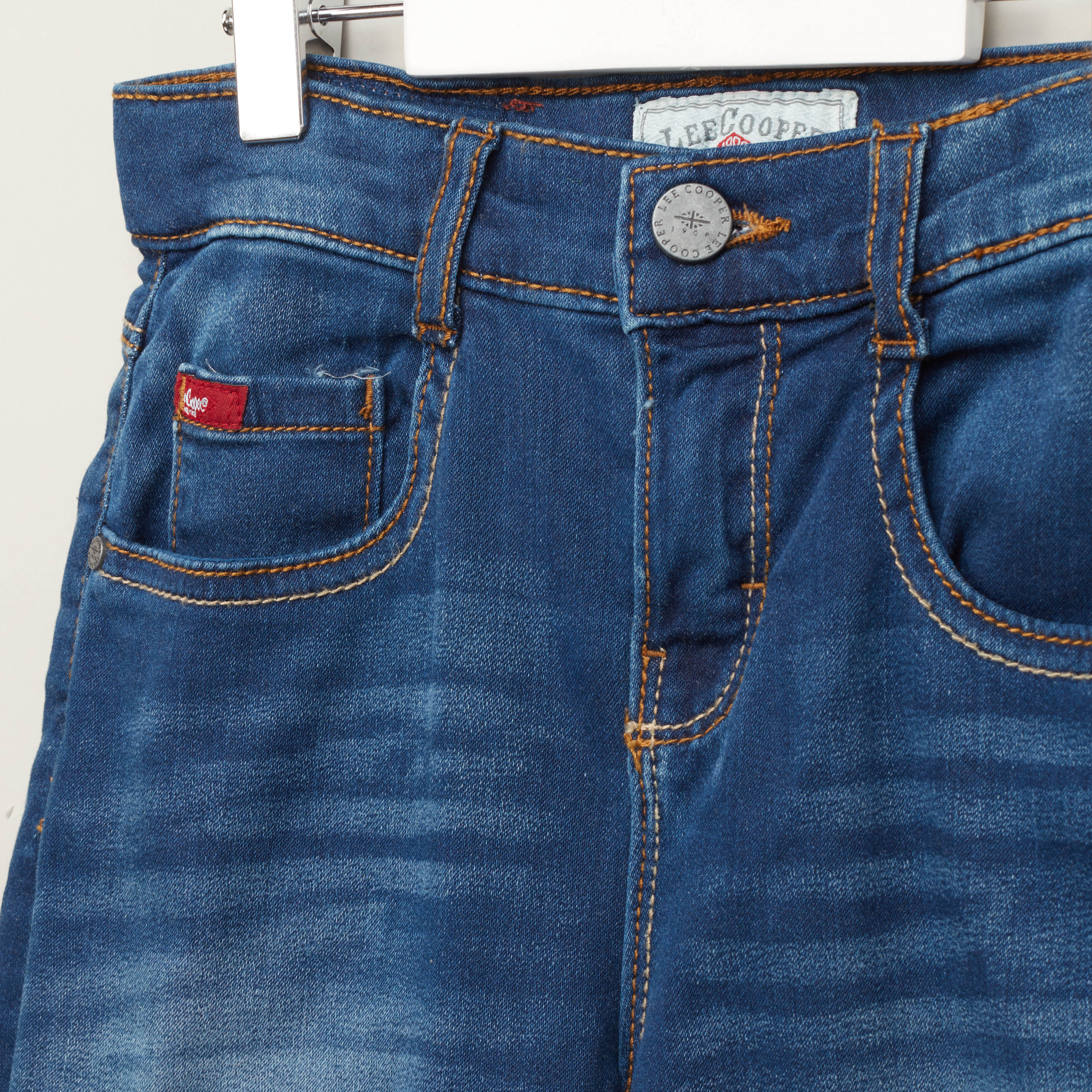 شورت دنيم بقصّة عادية من لي كوبر-baby-boys-clothing-bottoms-shorts-image-2