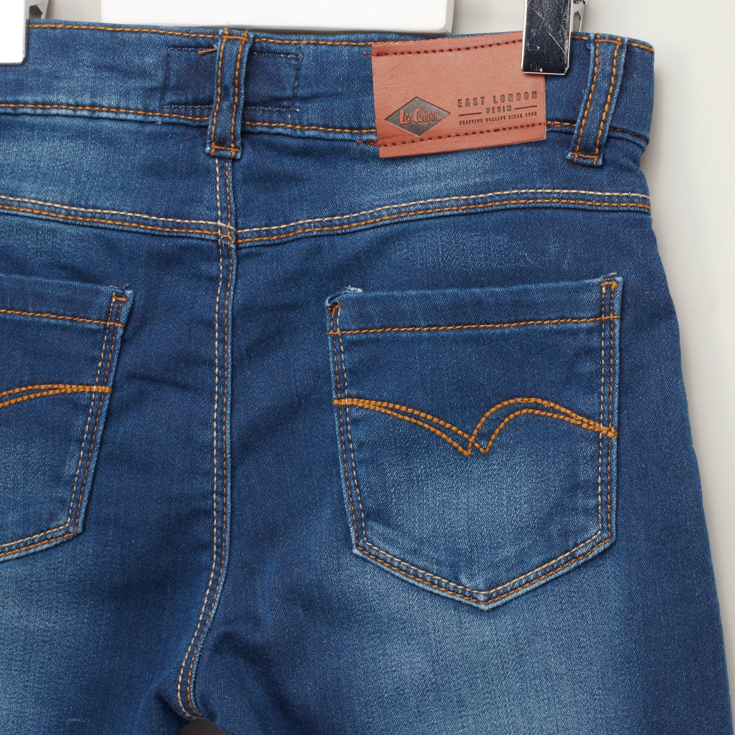 شورت دنيم بقصّة عادية من لي كوبر-baby-boys-clothing-bottoms-shorts-image-4