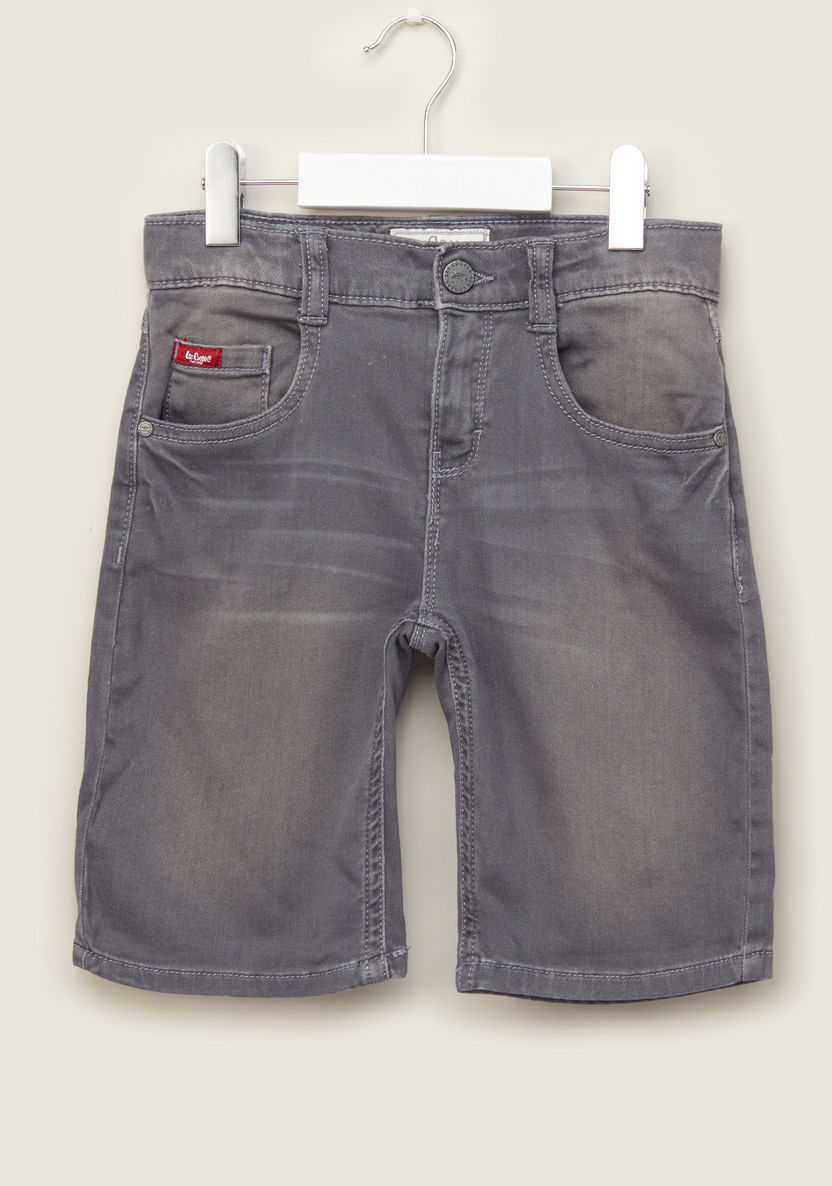 Lee Cooper Regular Fit Denim Shorts-Shorts-image-0