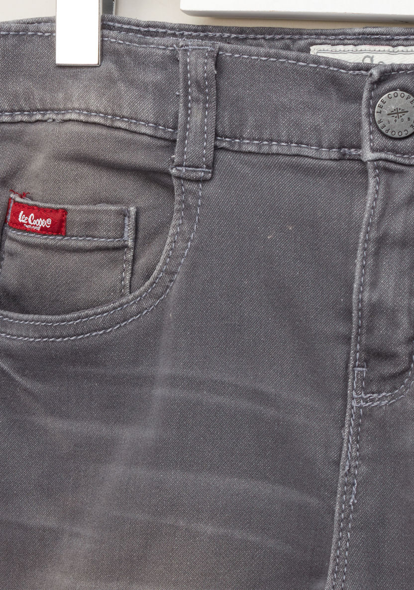 Lee Cooper Regular Fit Denim Shorts-Shorts-image-1