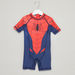 Spider-Man Print Romper with Round Neck and Short Sleeves-Swimwear-thumbnail-0