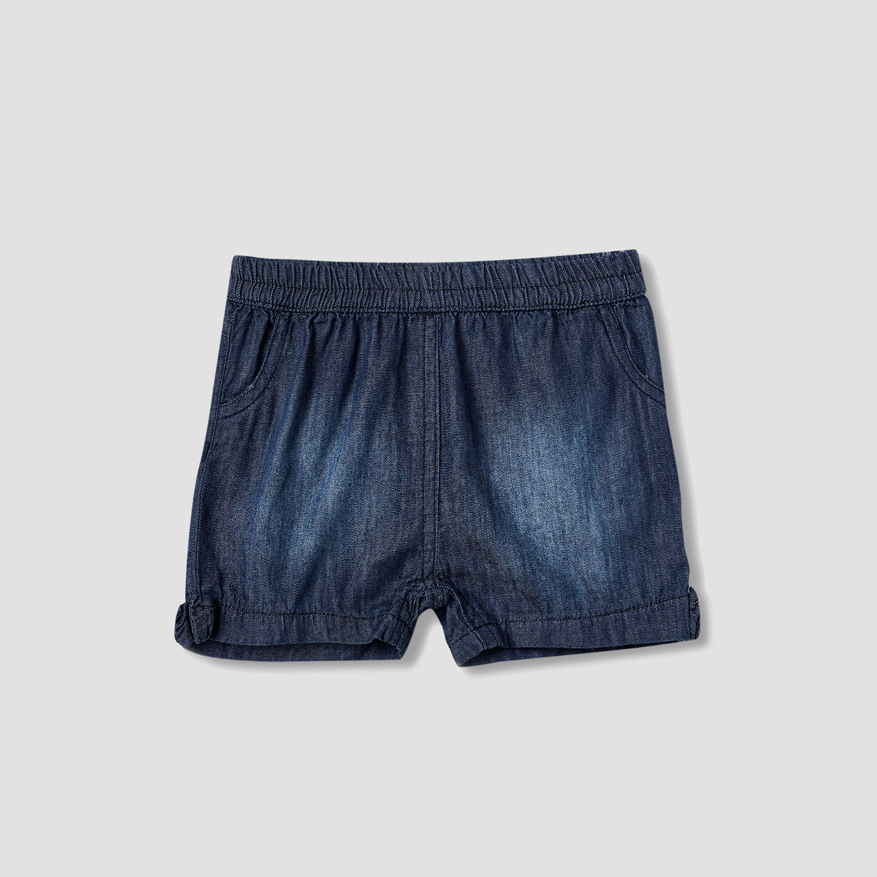 Juniors Regular Fit Denim Shorts-baby-boys-clothing-bottoms-shorts-image-1