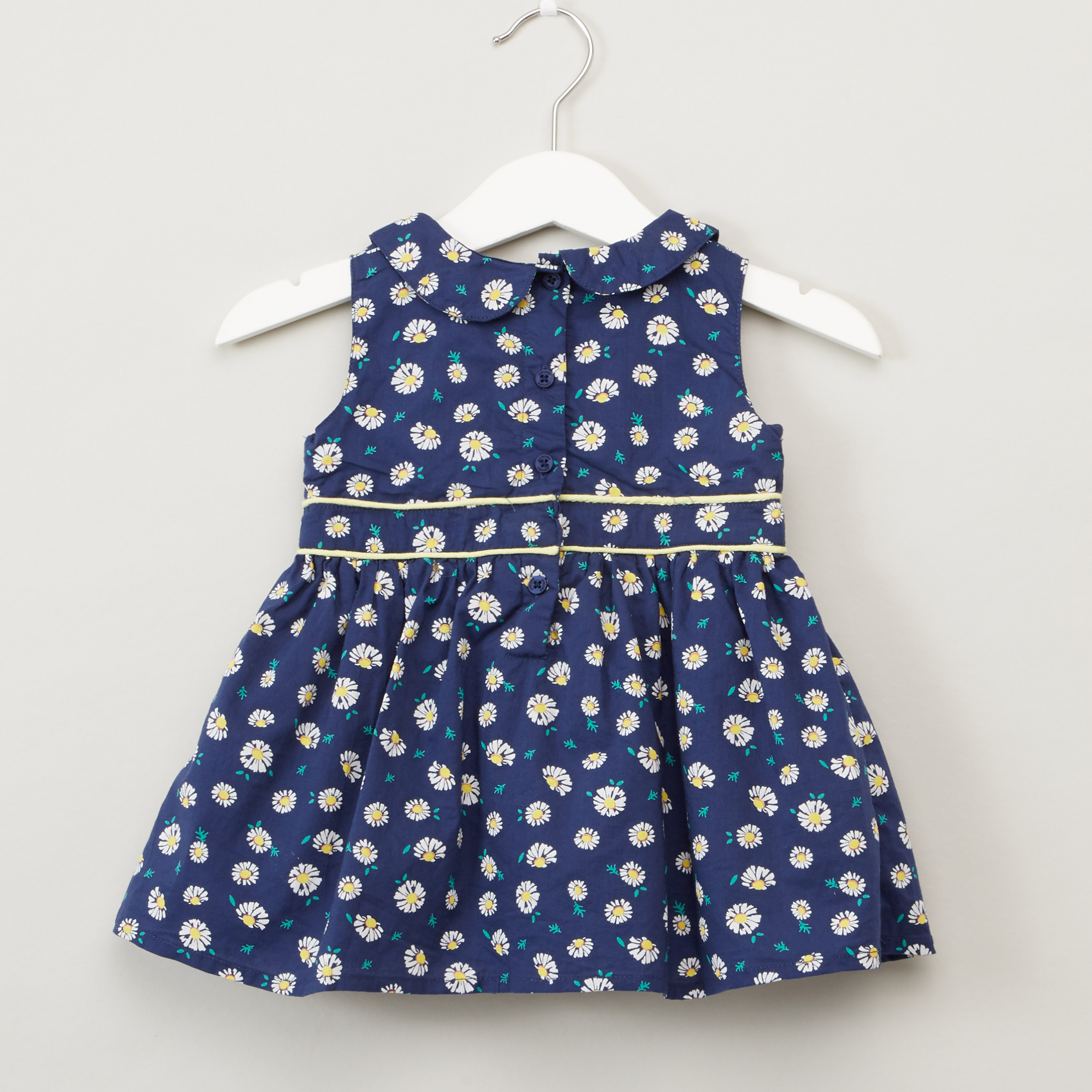 Juniors Floral Print Sleeveless Dress with Headband-baby-girls-clothing-dressesandjumpsuits-image-4