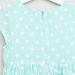 Juniors Polka Dots Print Dress with Cap Sleeves-Dresses%2C Gowns and Frocks-thumbnail-3