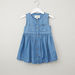 Lee Cooper Sleeveless Chambray Denim Dress-Dresses%2C Gowns and Frocks-thumbnail-0