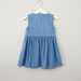Lee Cooper Sleeveless Chambray Denim Dress-Dresses%2C Gowns and Frocks-thumbnail-2