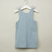 Juniors Denim Sleeveless Dress with Pocket Detail-Dresses%2C Gowns and Frocks-thumbnail-2