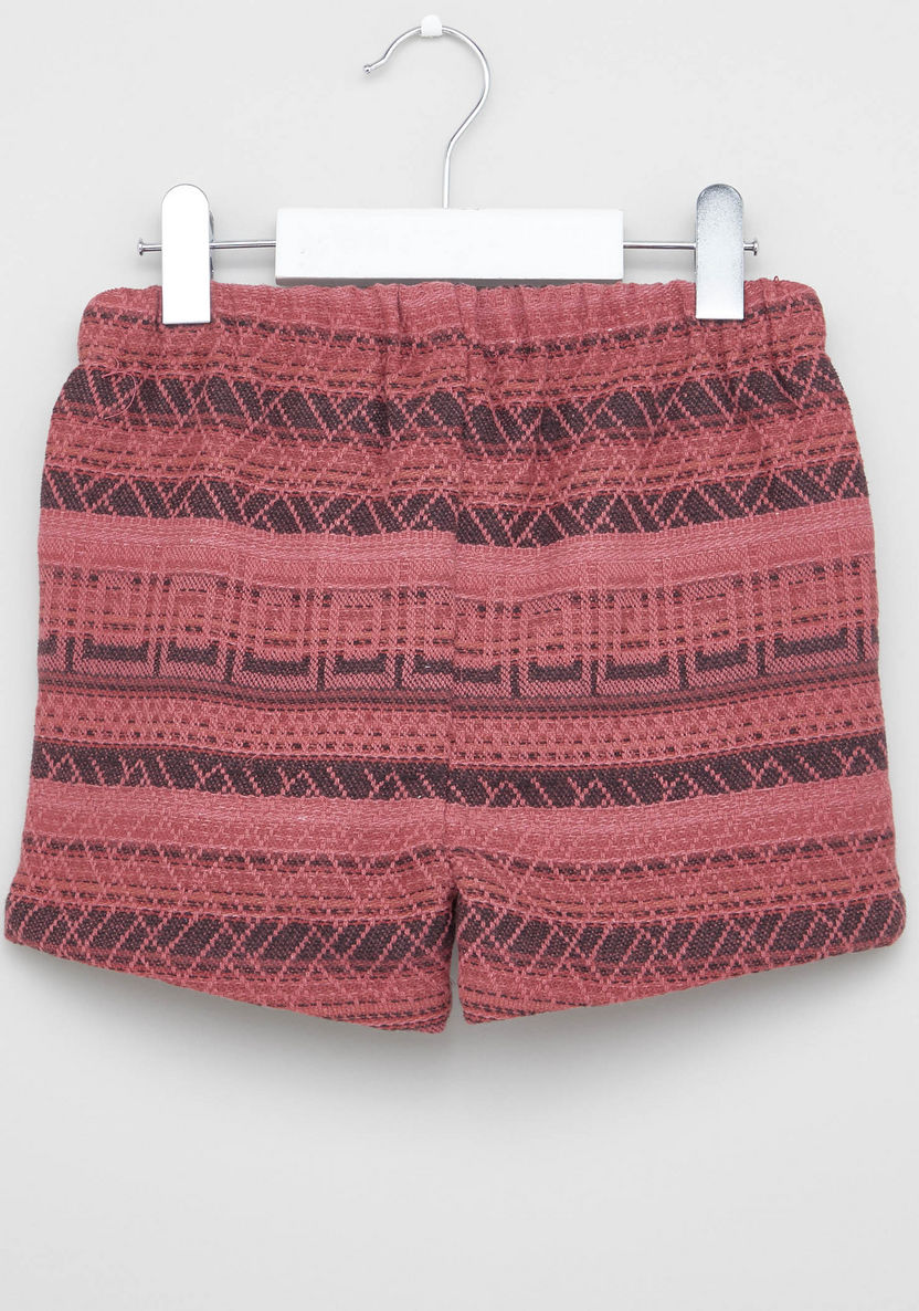 Juniors Crochet Embroidered Shorts-Shorts-image-2