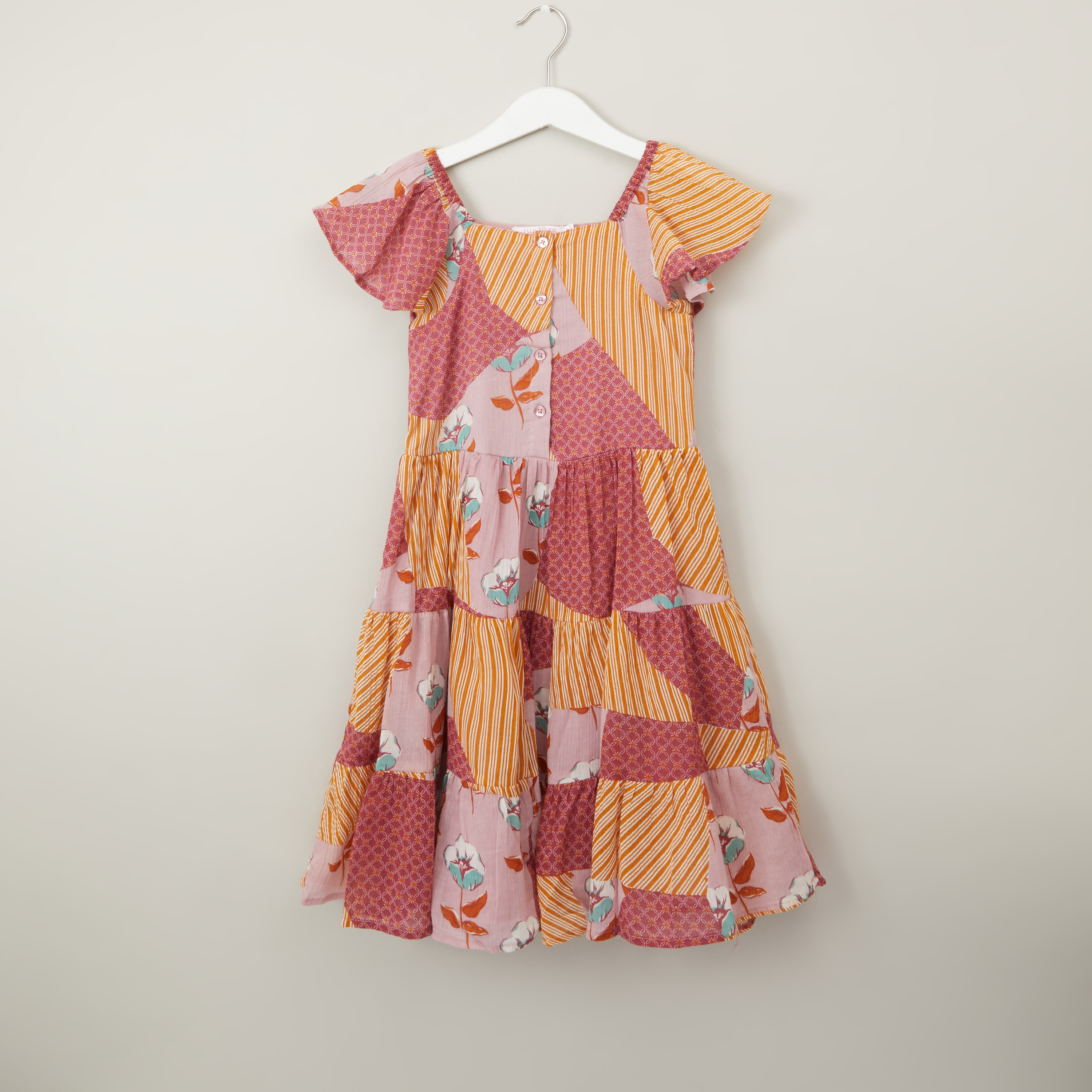 فستان بطبعات وياقة قارب وأكمام كاب-girls-clothing-dressesandjumpsuits-image-2