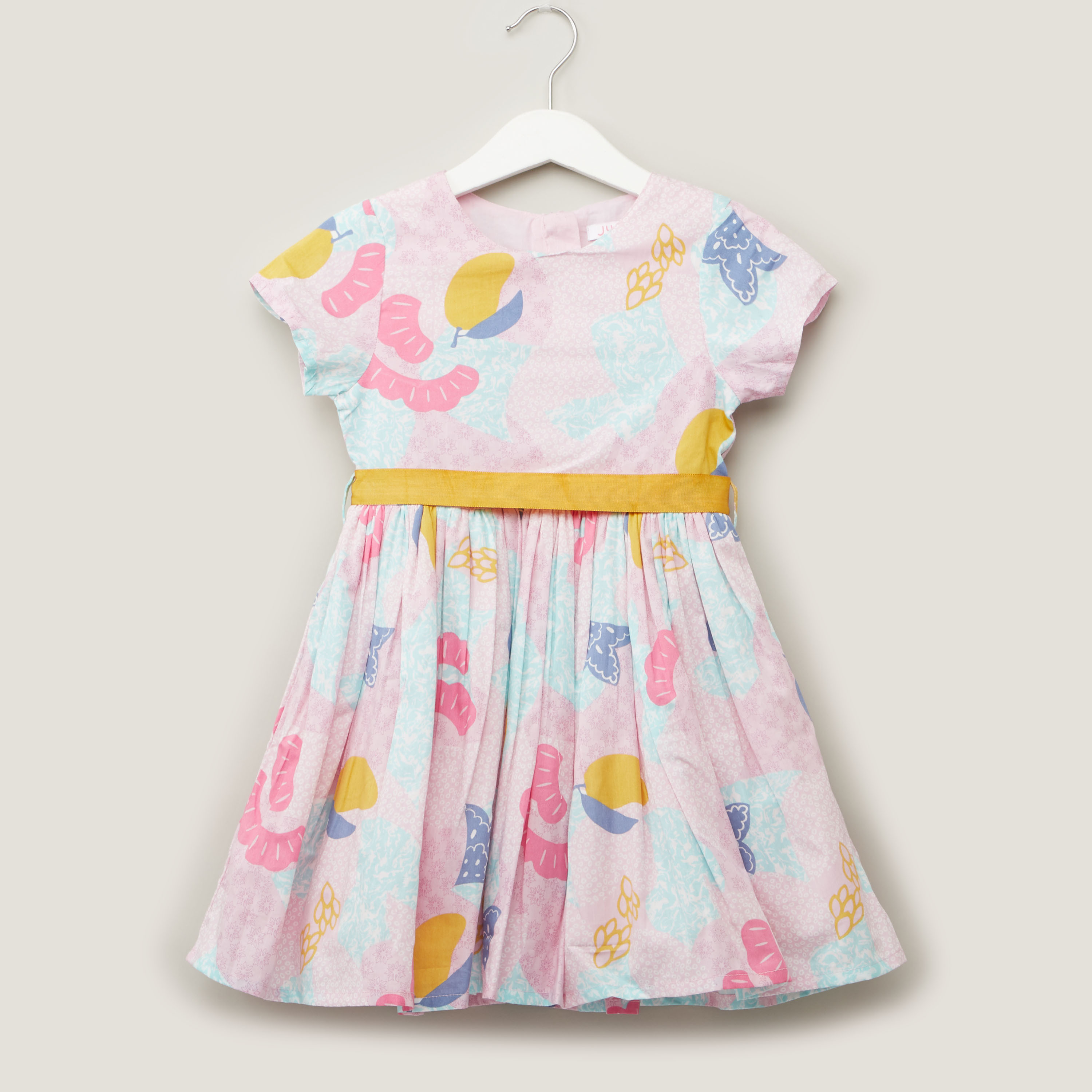 Buy Baby Girls Juniors Fruit Print Dress with Short Sleeves