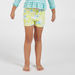 Juniors Striped Swim Top and Printed Shorts Set-Swimwear-thumbnail-3