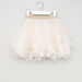 Juniors Mesh Skirt with Frill Detail and Elasticised Waistband-Skirts-thumbnail-0