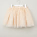 Juniors Polka Dots Print Skirt with Bow Applique-Skirts-thumbnail-0