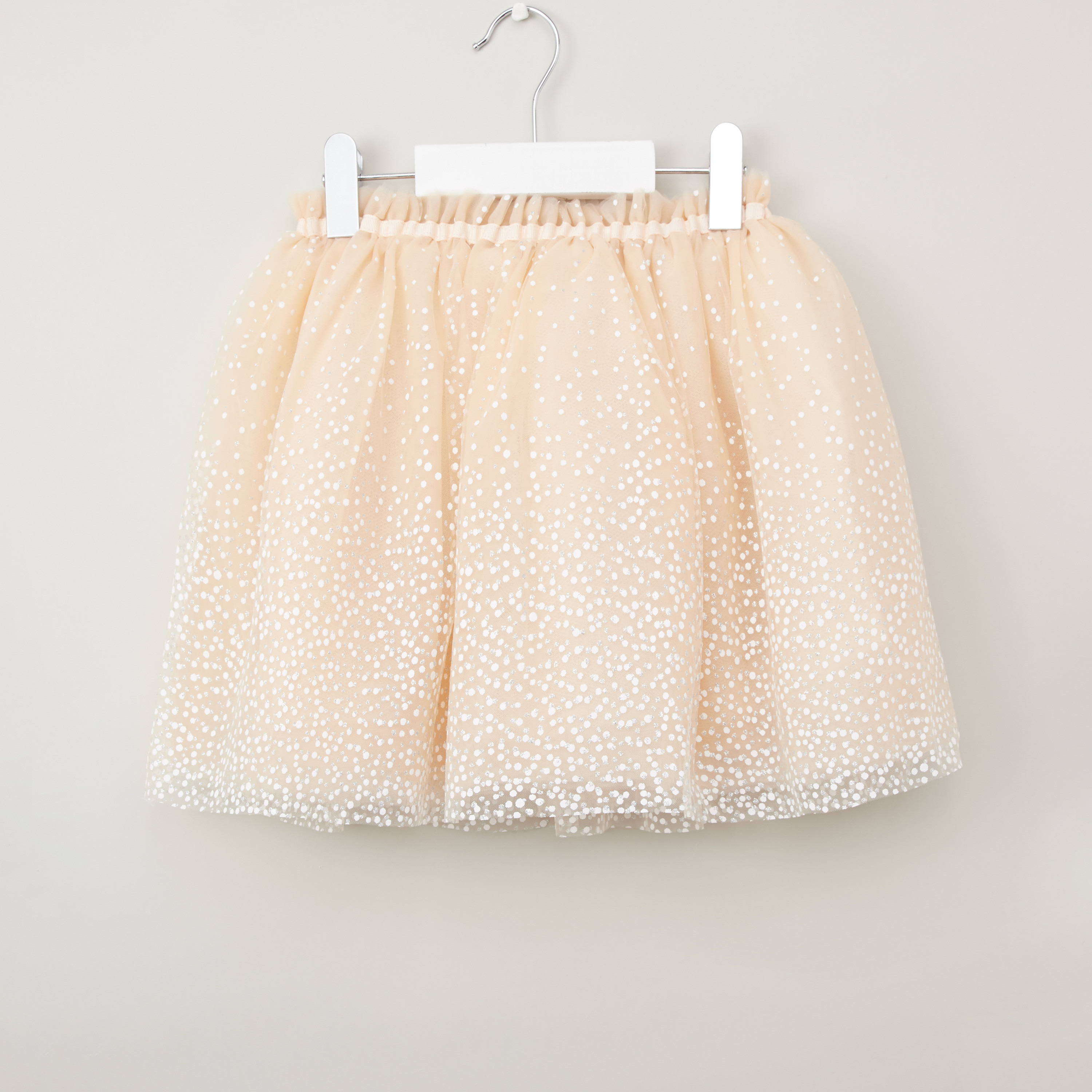 تنورة بطبعات منقطة مع فيونكة من جونيورز-baby-girls-clothing-bottoms-skirts-image-3