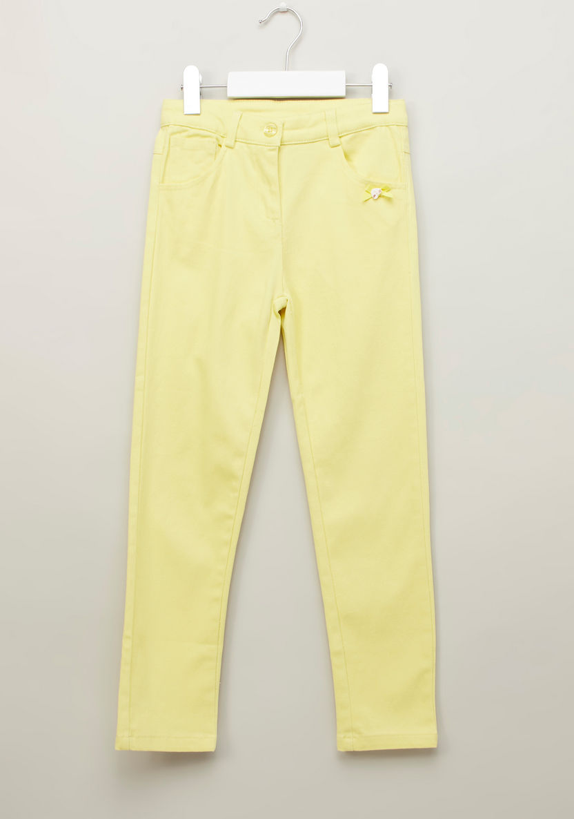 Eligo Plain Pants with Belt Loops and Pocket Detail-Pants-image-0