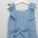 Eligo Denim Dungarees with Ruffle and Embroidery Detail-Rompers%2C Dungarees and Jumpsuits-thumbnail-1
