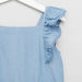 Eligo Denim Dungarees with Ruffle and Embroidery Detail-Rompers%2C Dungarees and Jumpsuits-thumbnail-3