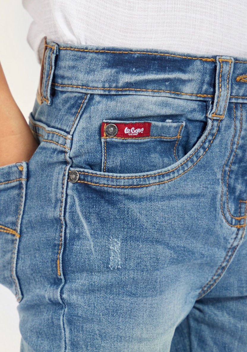 Lee Cooper Girls' Regular Fit Jeans-Jeans & Jeggings-image-2